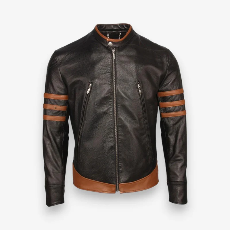 Veste homme slim zippée manches longues