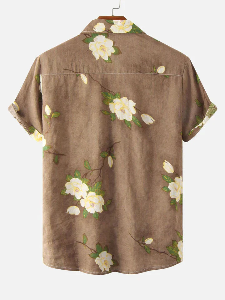 Ashwin - Chemise boutonnée imprimé floral - Image 8