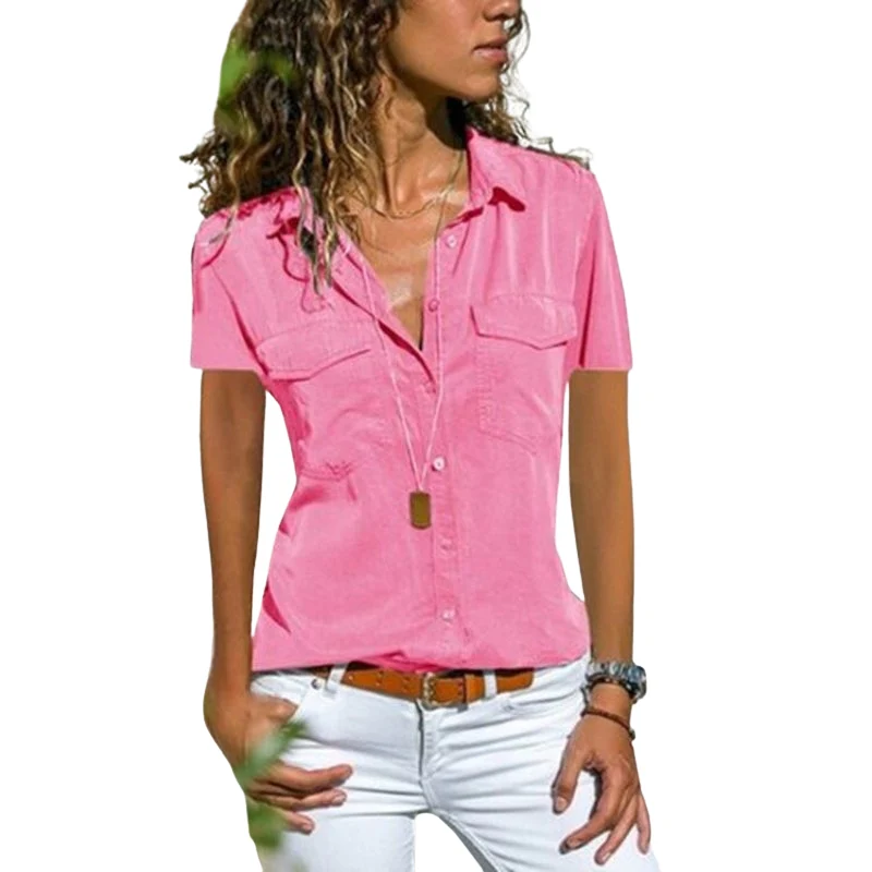 Chemise homme à manches courtes en coton-polyester - Image 2