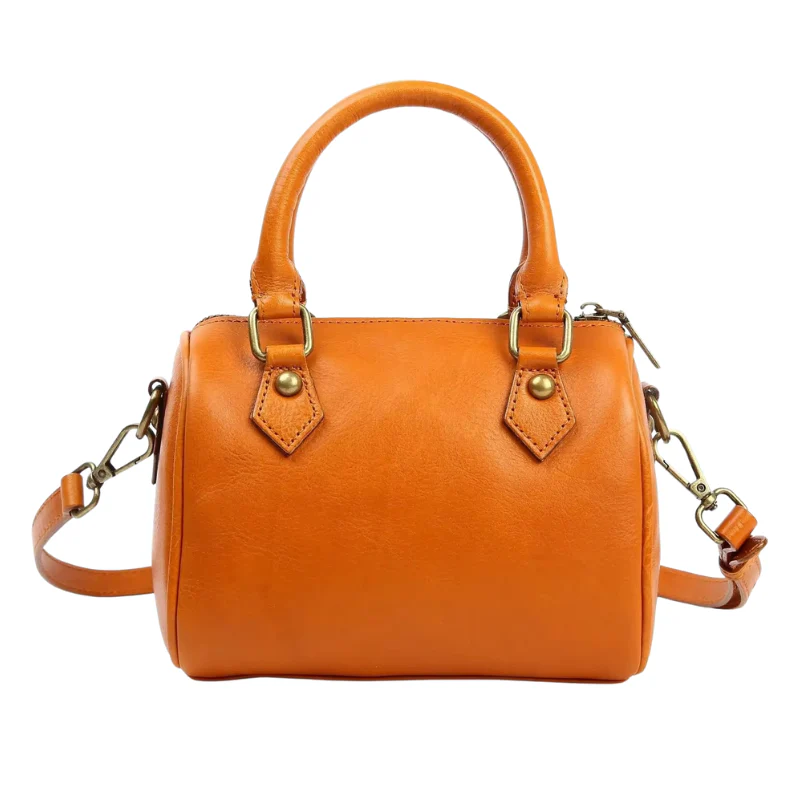 Sac d’épaule femme en cuir véritable structuré - Image 3