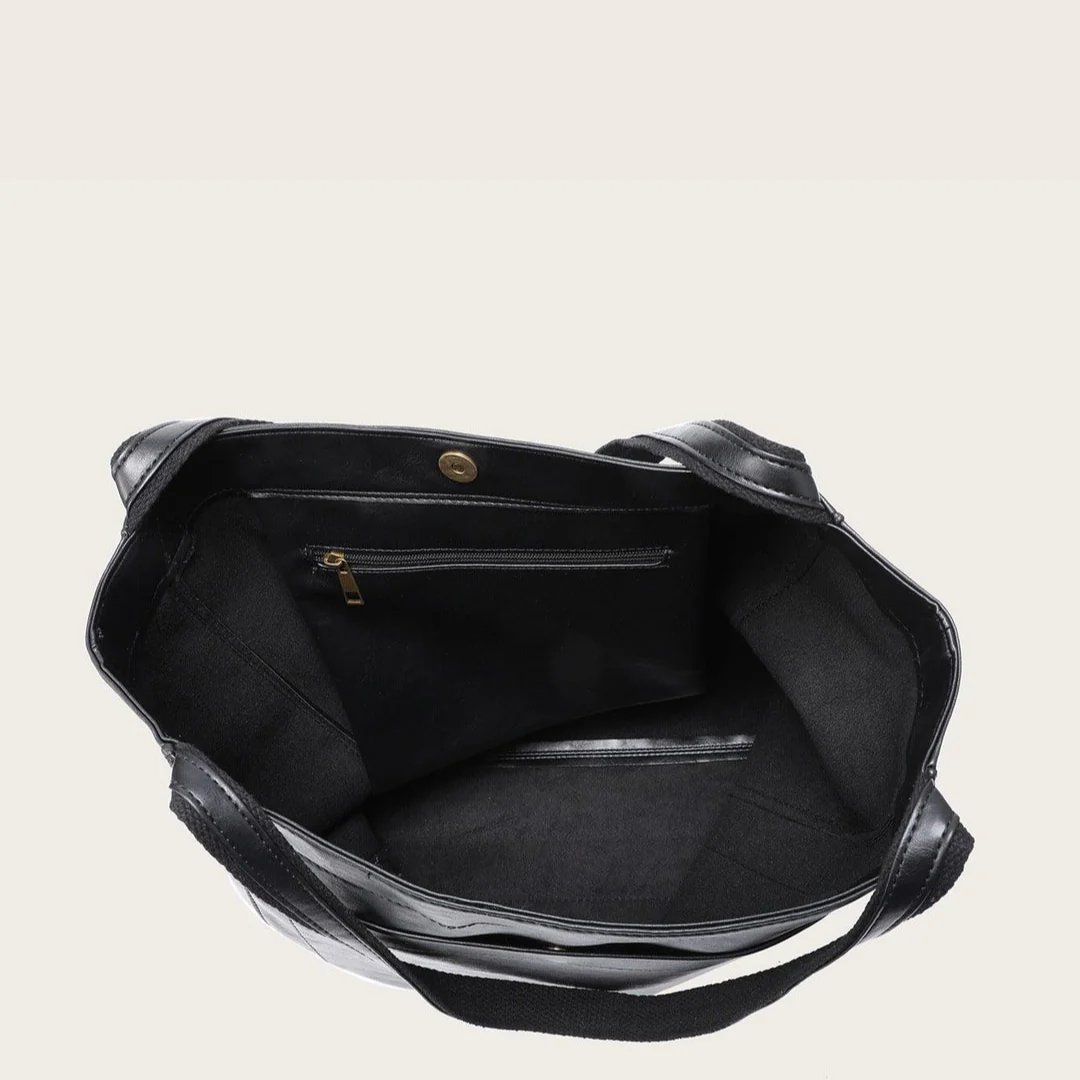 Sac bandoulière femme intérieur spacieux - Image 5