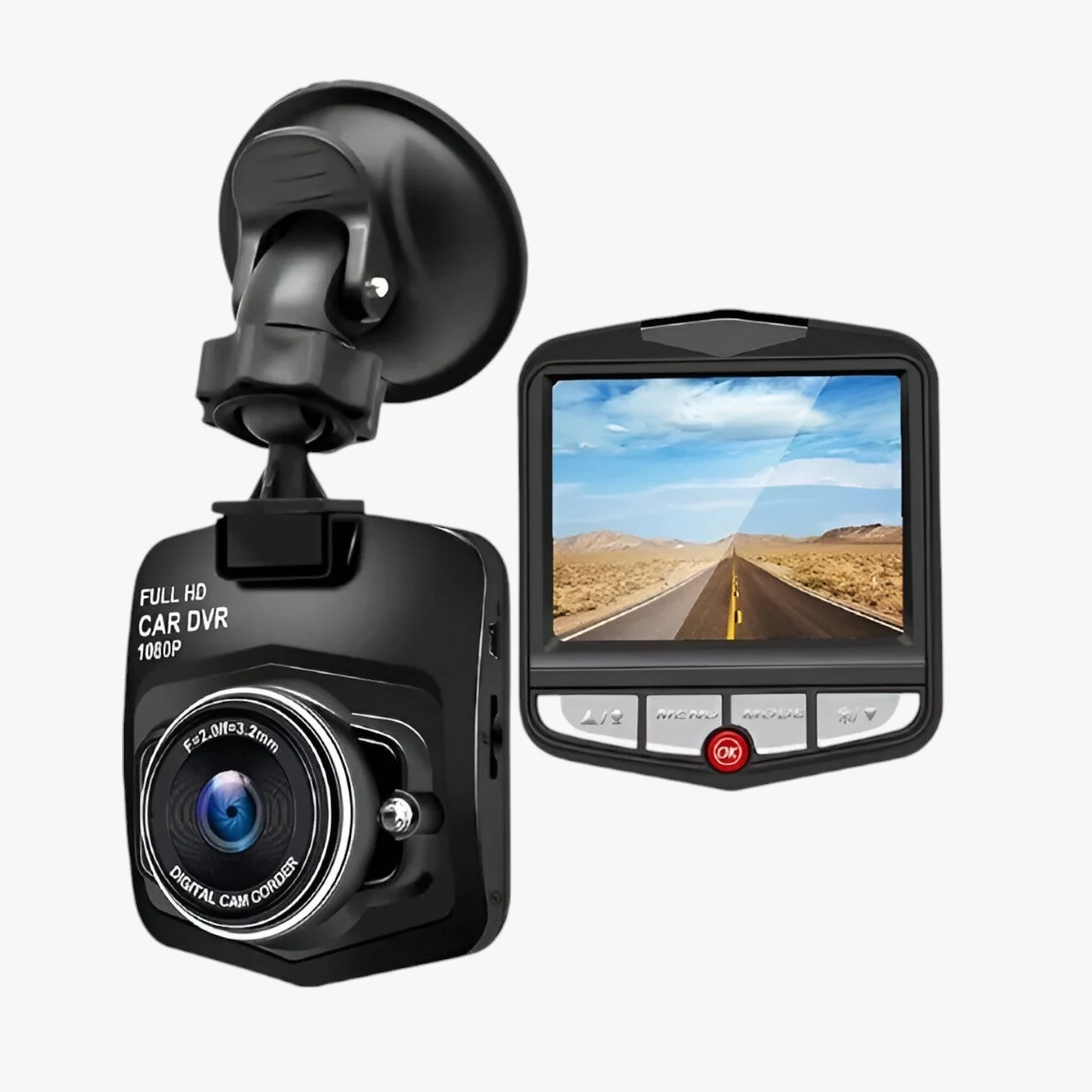 Dashcam HD 1080P avec Vision Nocturne - Image 3