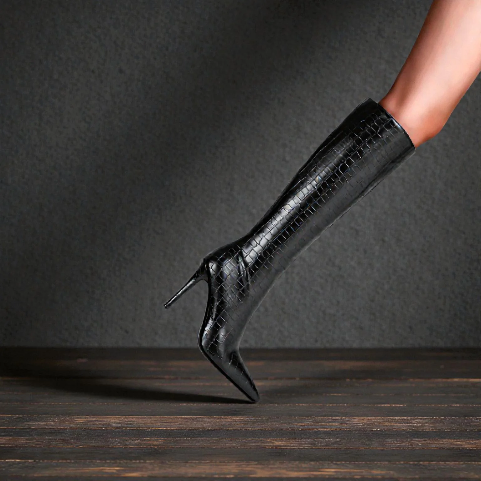 Bottes hautes bout pointu - Image 5