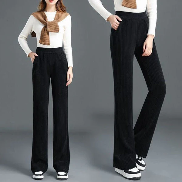 Pantalon femme ample taille élastique - Image 2