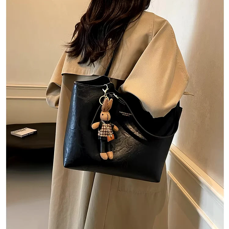 Sac fourre-tout femme spacieux avec doubles poignées - Image 5