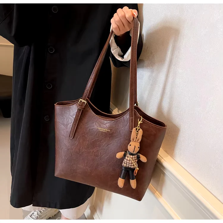 Sac fourre-tout femme spacieux avec doubles poignées - Image 6