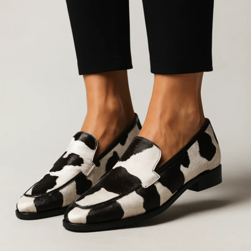 Chaussures femme à talon imprimé bout pointu - Image 3