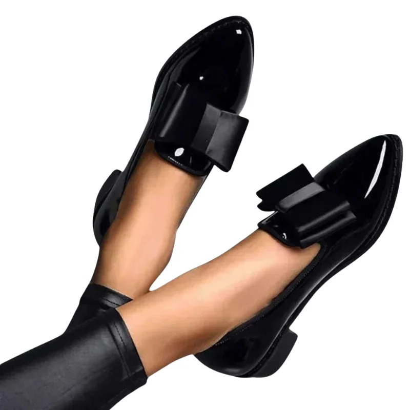 Chaussures Barbara talon épais bout pointu - Image 2