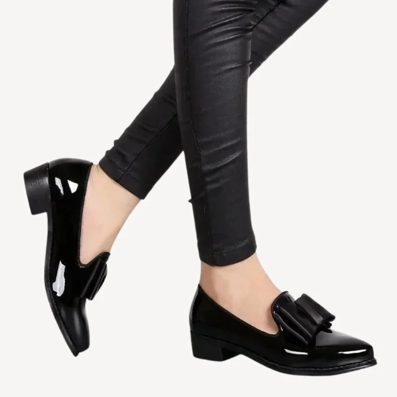 Chaussures Barbara talon épais bout pointu - Image 4