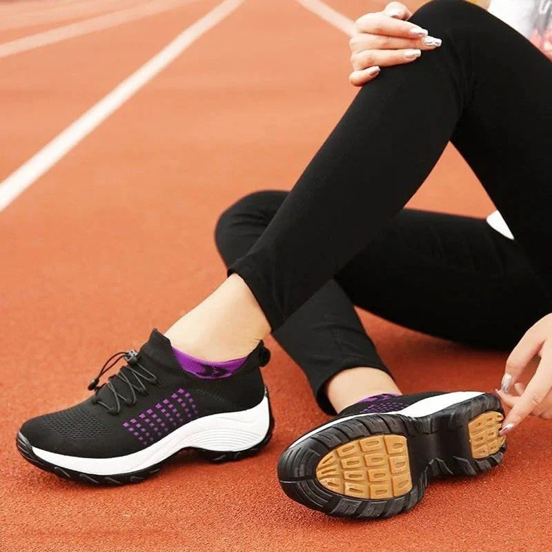 Baskets à enfiler pour femme avec semelle plateforme - Image 9
