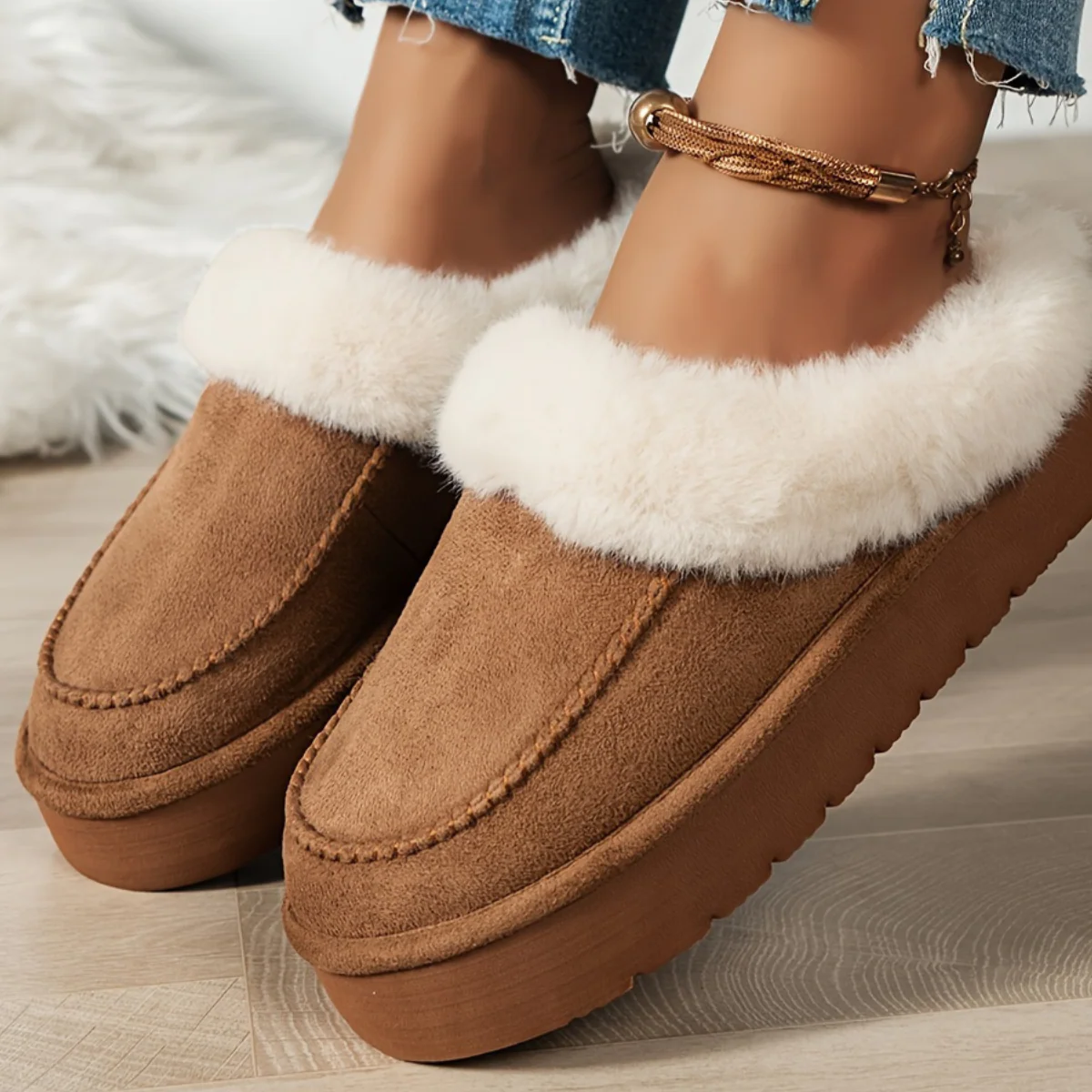 Chaussons élégants à enfiler pour femmes - Image 10