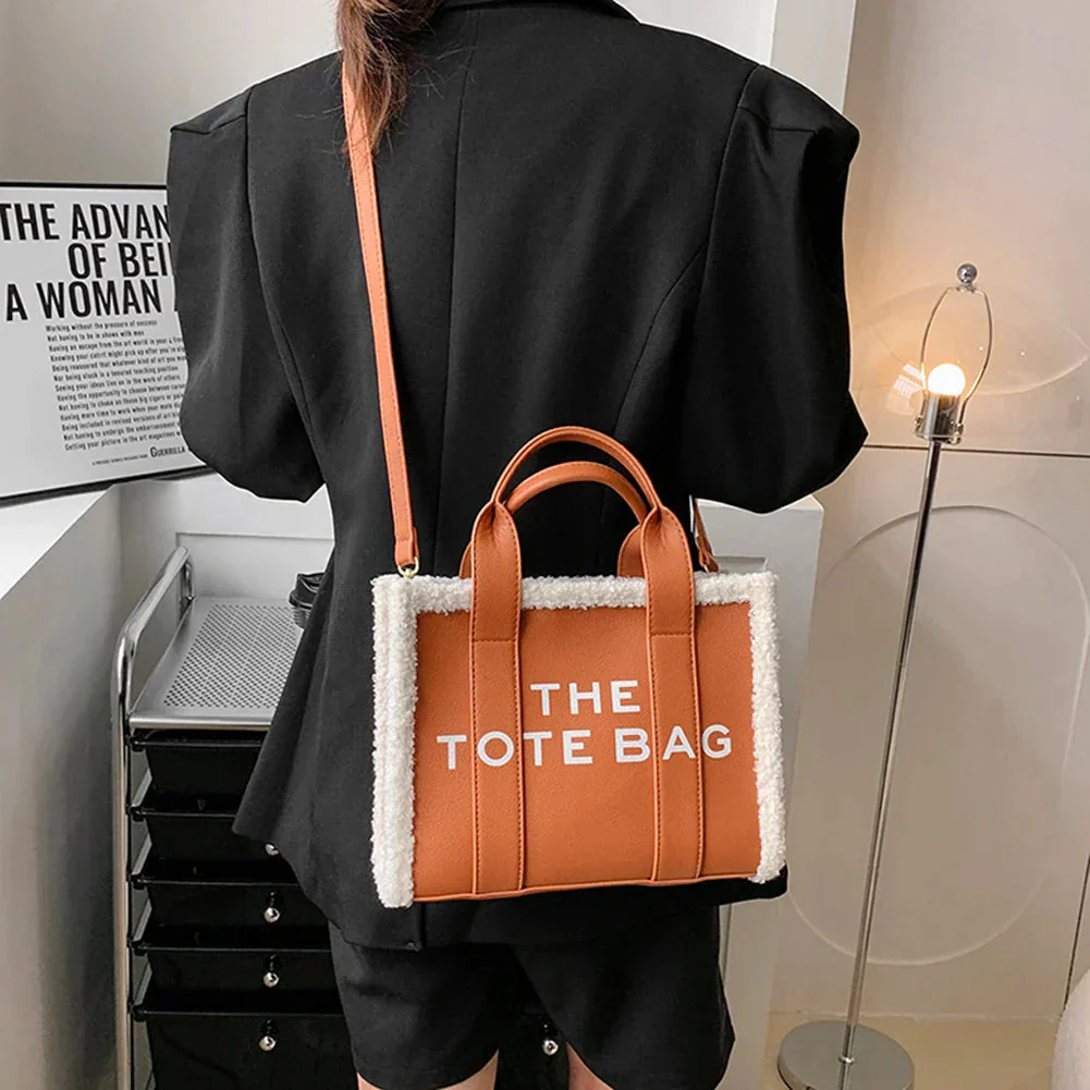 Sac bandoulière femme doublure fausse fourrure