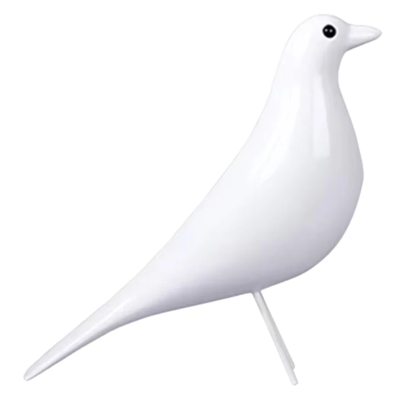 Sculpture d’oiseau en résine pour décoration bureau et maison - Image 2