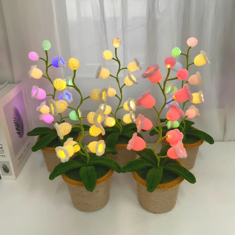 Veilleuse fleur LED à lumière douce, changement de couleur - Image 2