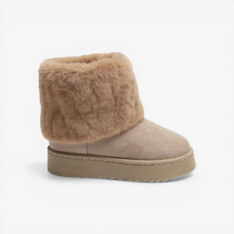 Bottines Élégantes avec Design Rayé et Semelles Antidérapantes - Image 2