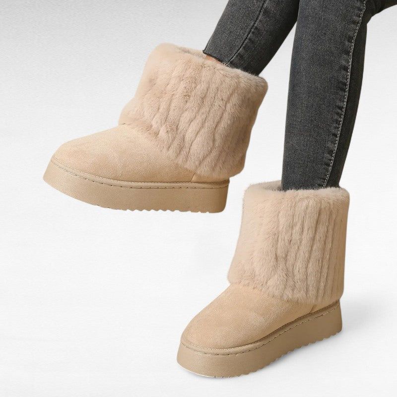 Bottines Élégantes avec Design Rayé et Semelles Antidérapantes - Image 6
