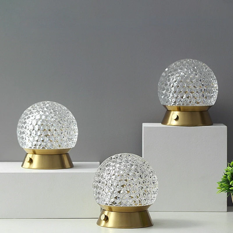 Lampe de bureau LED ronde rechargeable - Image 2