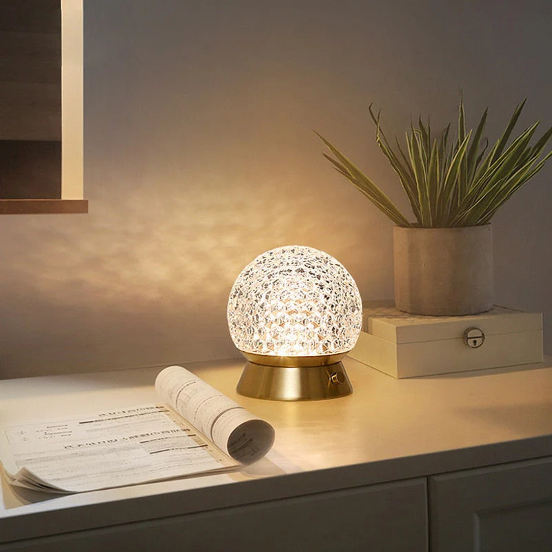 Lampe de bureau LED ronde rechargeable - Image 4