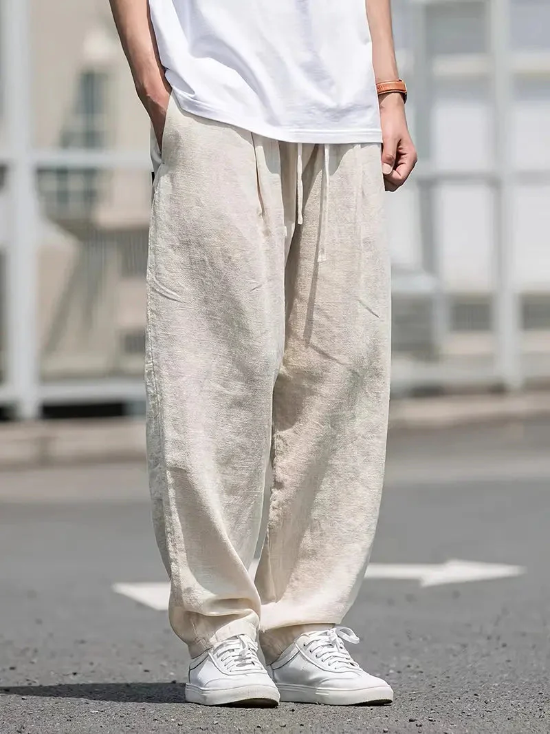 Pantalon Décontracté Bruce à Cordon de Serrage