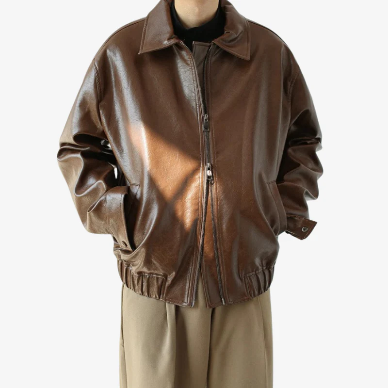 Bruce – Veste à manches longues avec poches zippées et col