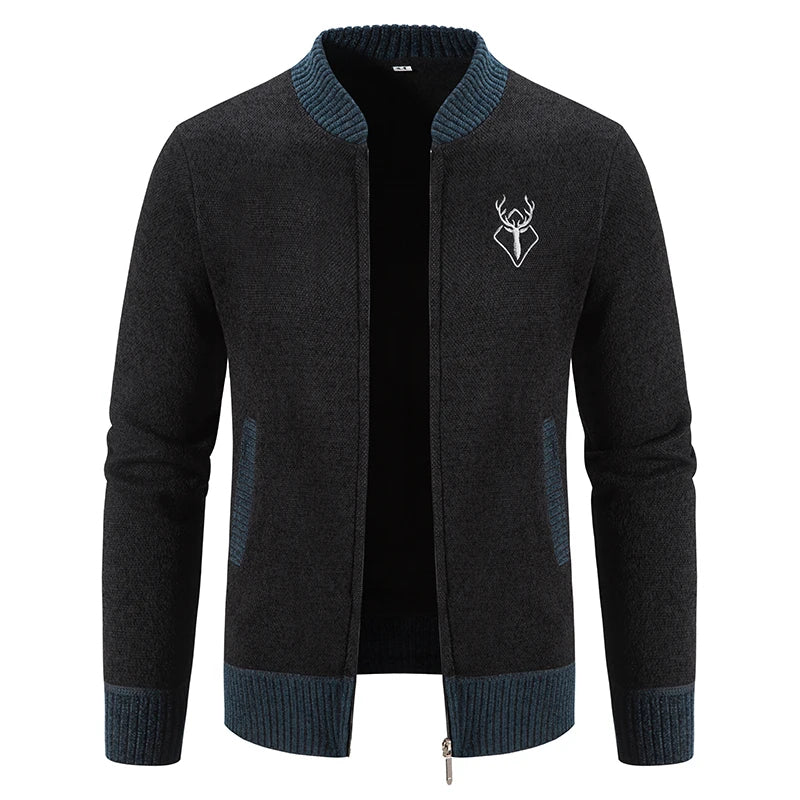 Veste zippée homme coupe ajustée avec poches - Image 2