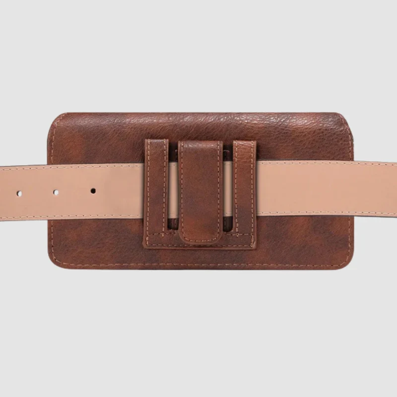 Sac banane grande capacité en cuir pour usage quotidien - Image 5