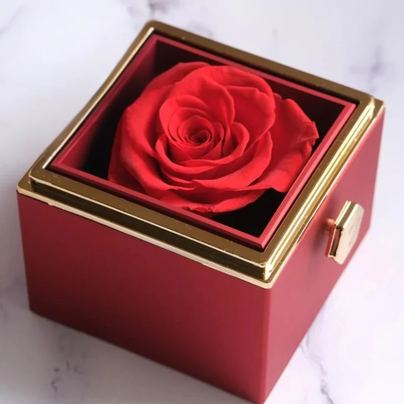 Cadeau Fête Des Mères | Boîte de rose éternelle avec collier Cuddle - Image 5