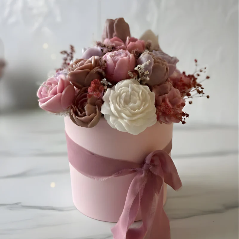 Cadeau Fête Des Mères | Bouquet de fleurs avec design portable - Image 2