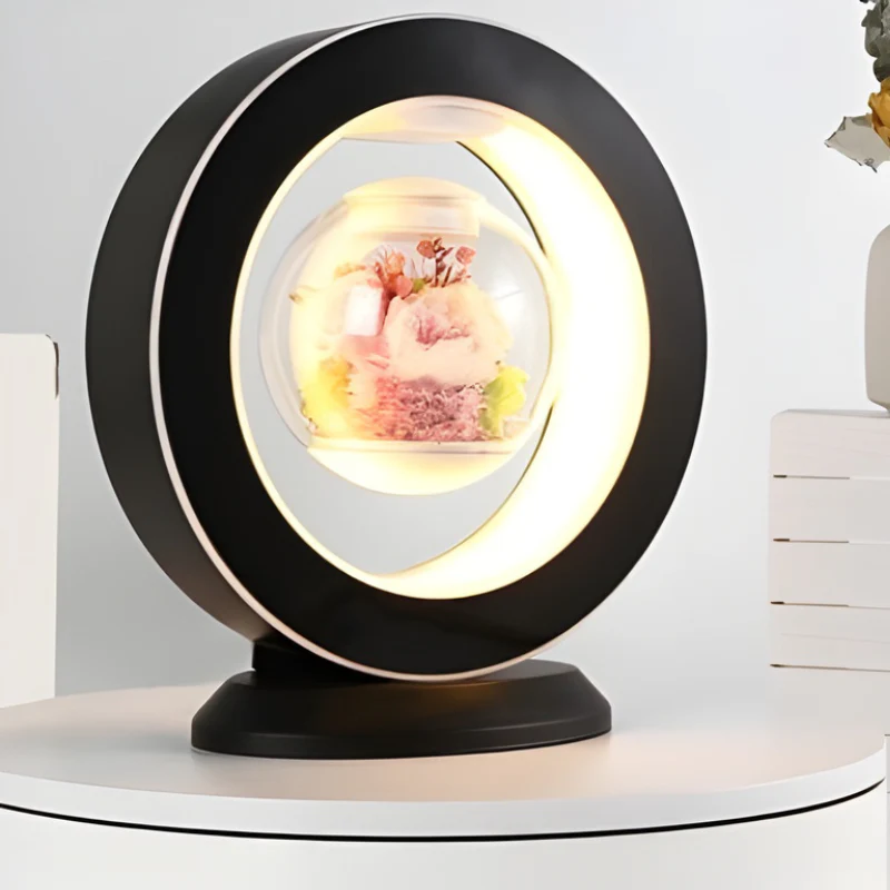 Cadeau Fête Des Mères | Lampe de bureau USB avec fleur flottante - Image 10