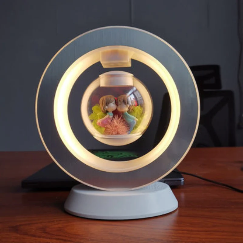 Cadeau Fête Des Mères | Lampe de bureau USB avec fleur flottante - Image 12
