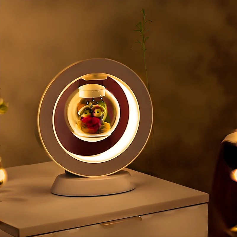 Cadeau Fête Des Mères | Lampe de bureau USB avec fleur flottante - Image 14