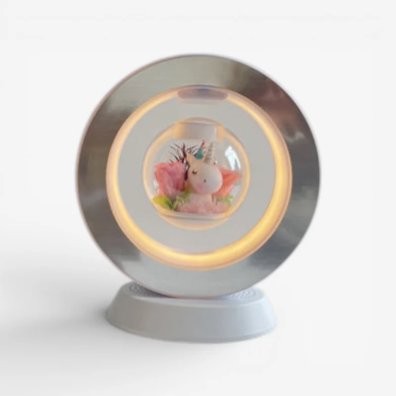 Cadeau Fête Des Mères | Lampe de bureau USB avec fleur flottante - Image 2