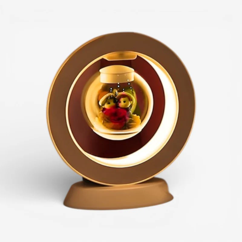 Cadeau Fête Des Mères | Lampe de bureau USB avec fleur flottante - Image 6