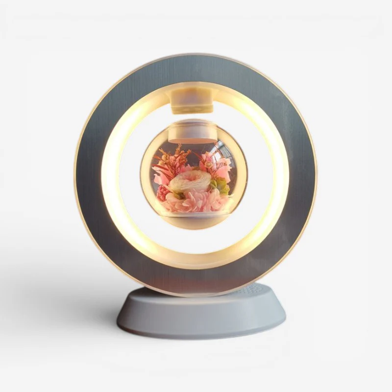 Cadeau Fête Des Mères | Lampe de bureau USB avec fleur flottante - Image 8