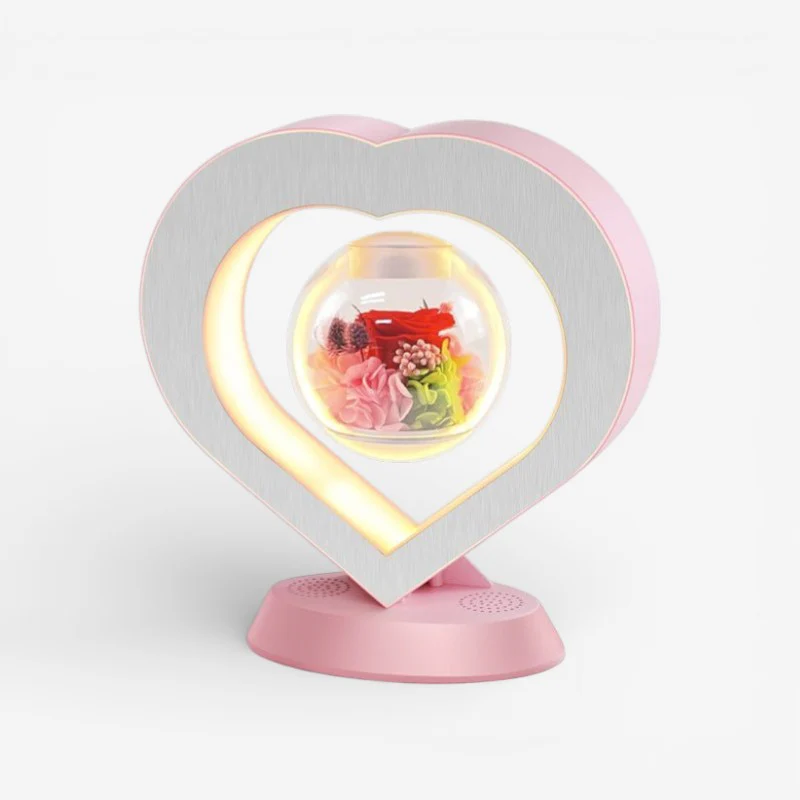 Cadeau Fête Des Mères | Lampe de bureau USB avec fleur flottante - Image 9