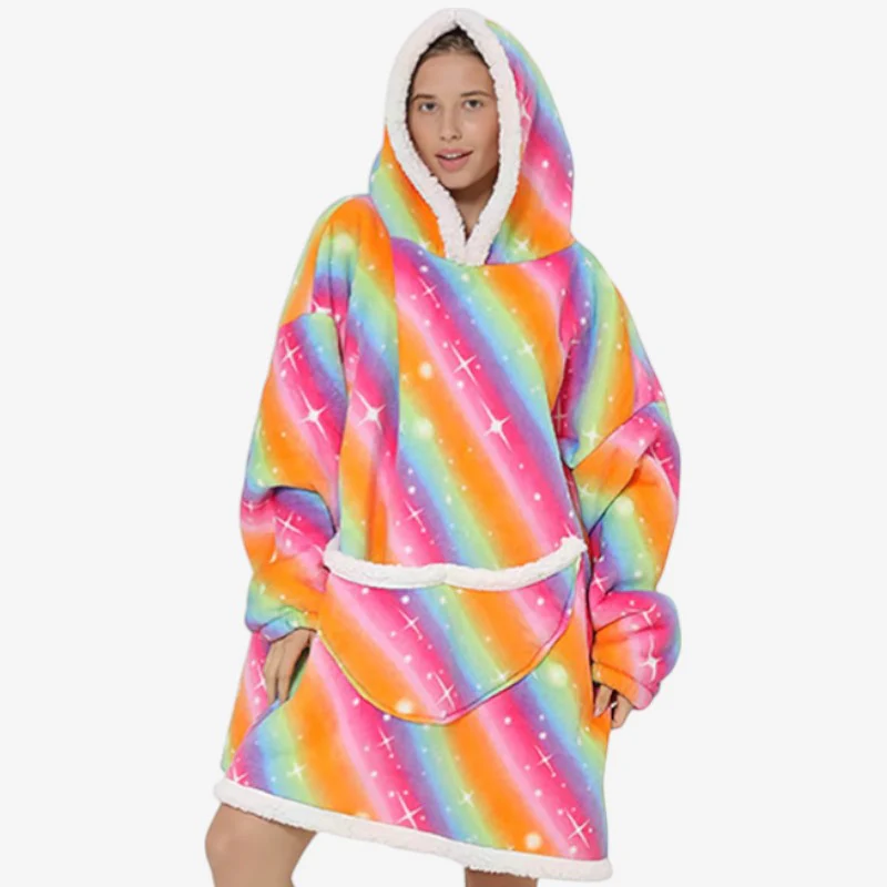 Cadeau Fête Des Mères | Sweat à capuche oversize manches longues - Image 2