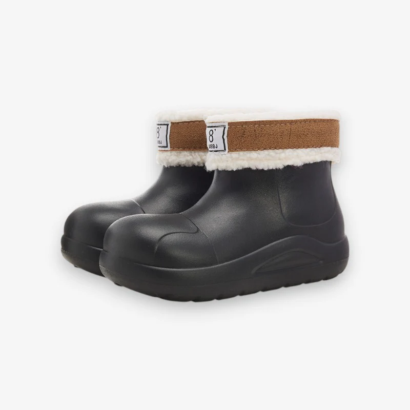 Bottes doublées polaire bout rond - Image 2