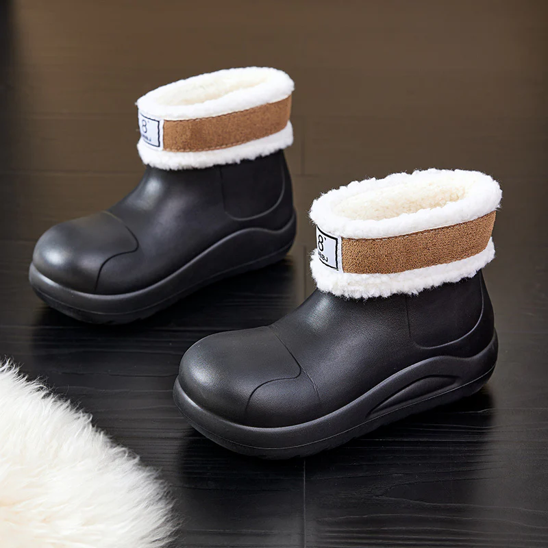 Bottes doublées polaire bout rond - Image 5