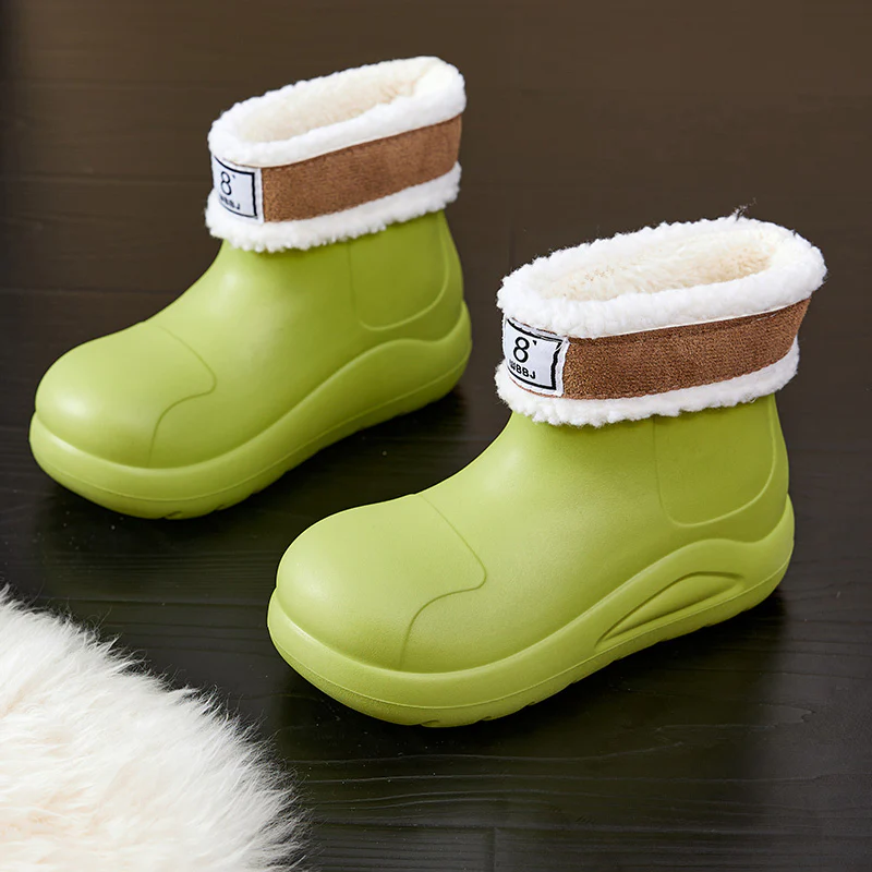 Bottes doublées polaire bout rond - Image 6