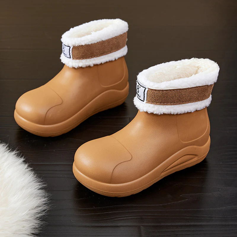 Bottes doublées polaire bout rond - Image 7