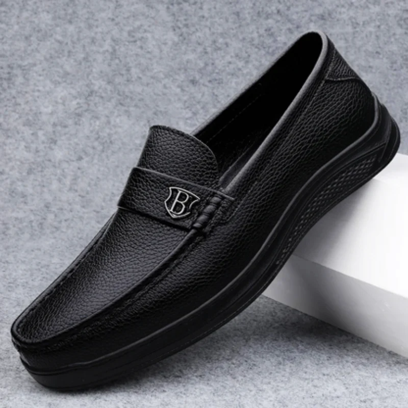 Chaussures slip-on homme bout rond semelle plate - Image 3