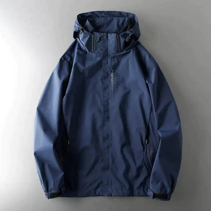 Veste homme imperméable zippée manches longues - Image 2