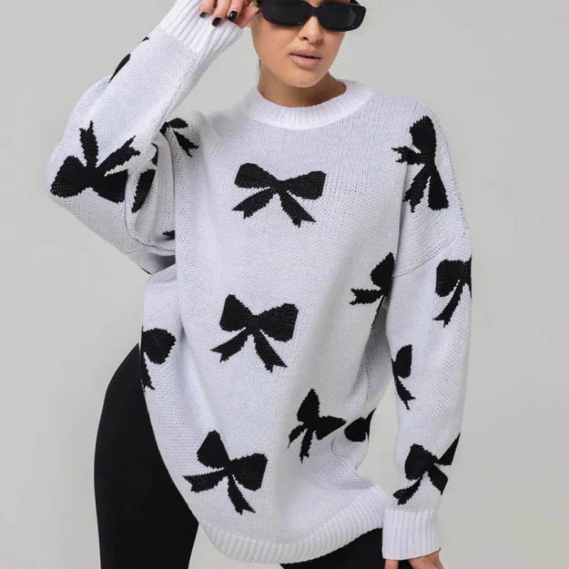 Pull femme manches longues col rond - Image 7