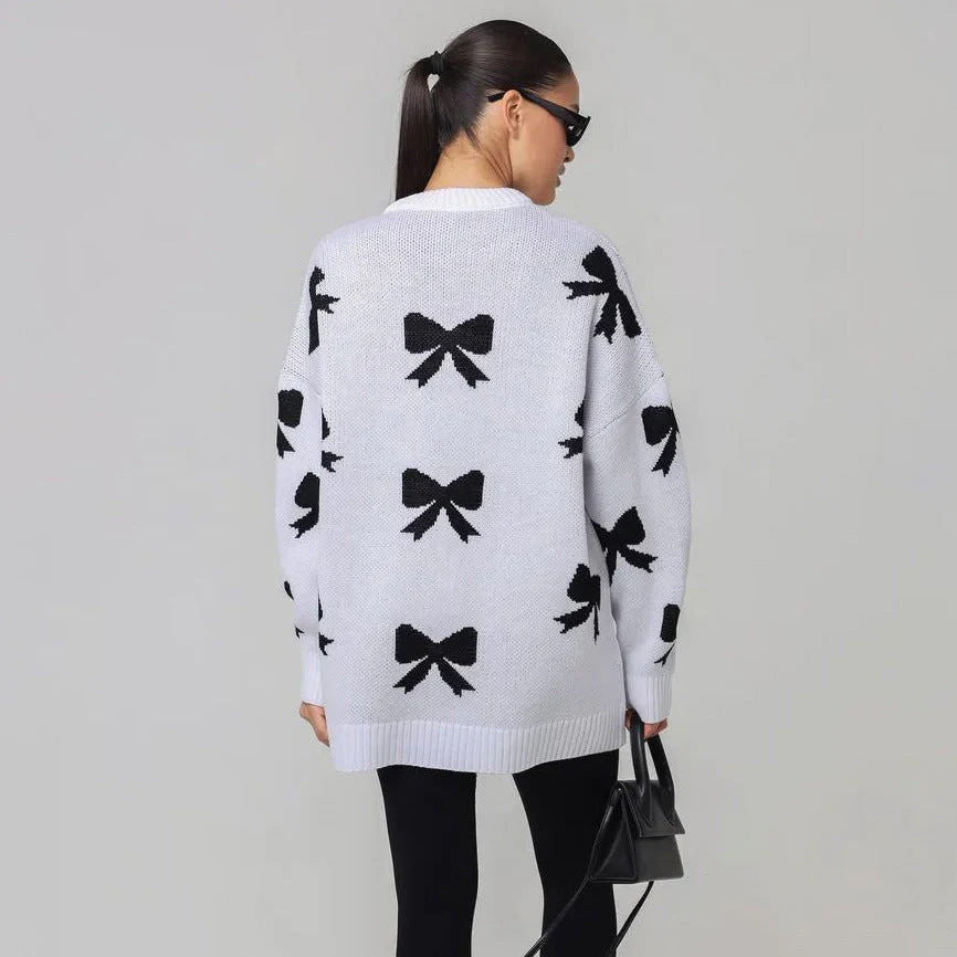 Pull femme col rond manches longues - Image 6