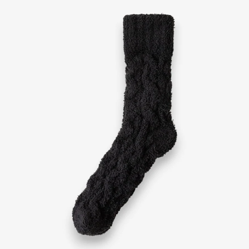 Carol – Chaussettes chaudes en maille épaisse avec doublure polaire