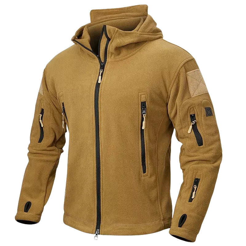 Veste à capuche à manches longues avec fermeture éclair et poches - Image 2