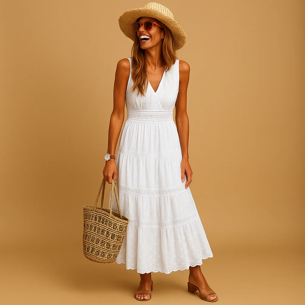 Robe Longue Sans Manches - Image 2