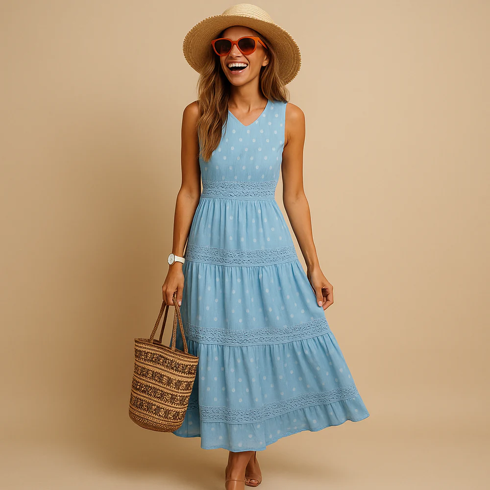 Robe Longue Sans Manches - Image 3