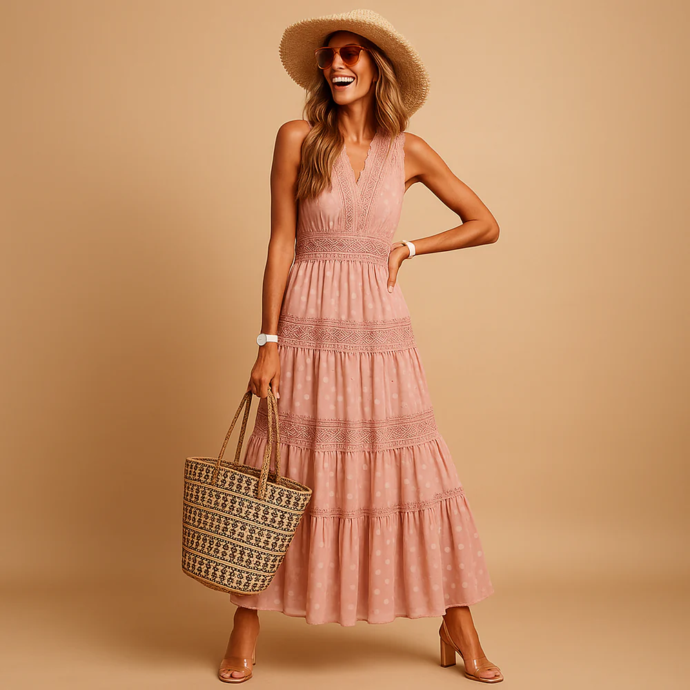 Robe Longue Sans Manches - Image 4