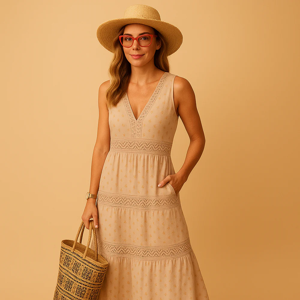 Robe Longue Sans Manches - Image 5